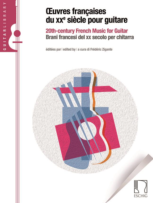 Œuvres françaises du XXe siècle pour guitare - pro kytaru